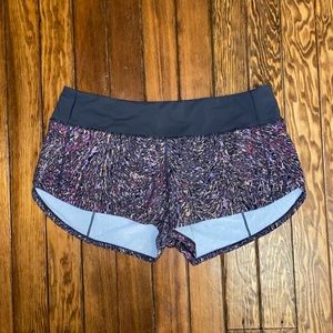 EUC Lululemon Speed Shorts Size 8